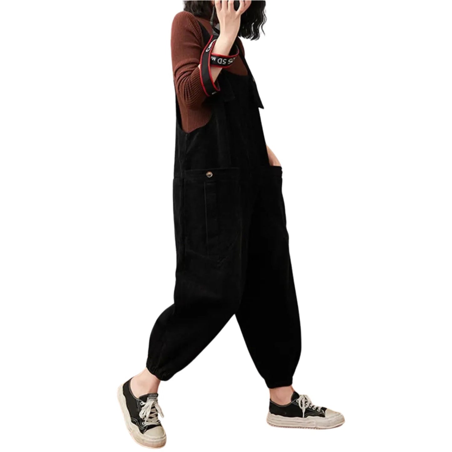 Salopette Côtelé Ample - Style Décontracté et Moderne - Salopette Mania