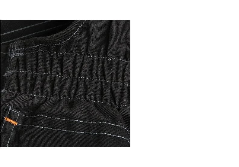 Salopette de Mécanicien Noire en Toile Renforcée - Résistante et Fonctionnelle - Salopette Mania