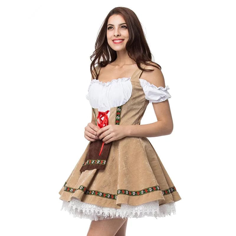 Salopette Dirndl Femme Traditionnelle - Élégance Bavaroise et Style Authentique - Salopette Mania