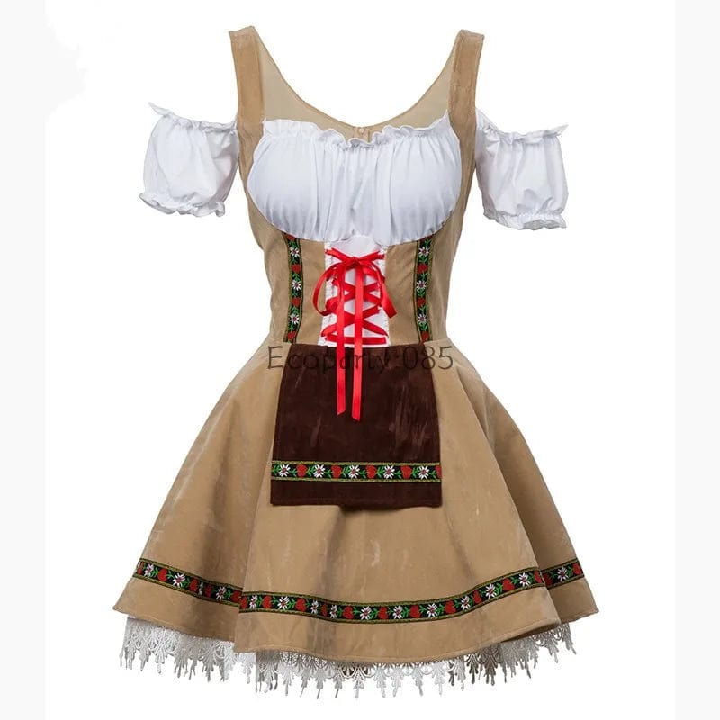 Salopette Dirndl Femme Traditionnelle - Élégance Bavaroise et Style Authentique - Salopette Mania