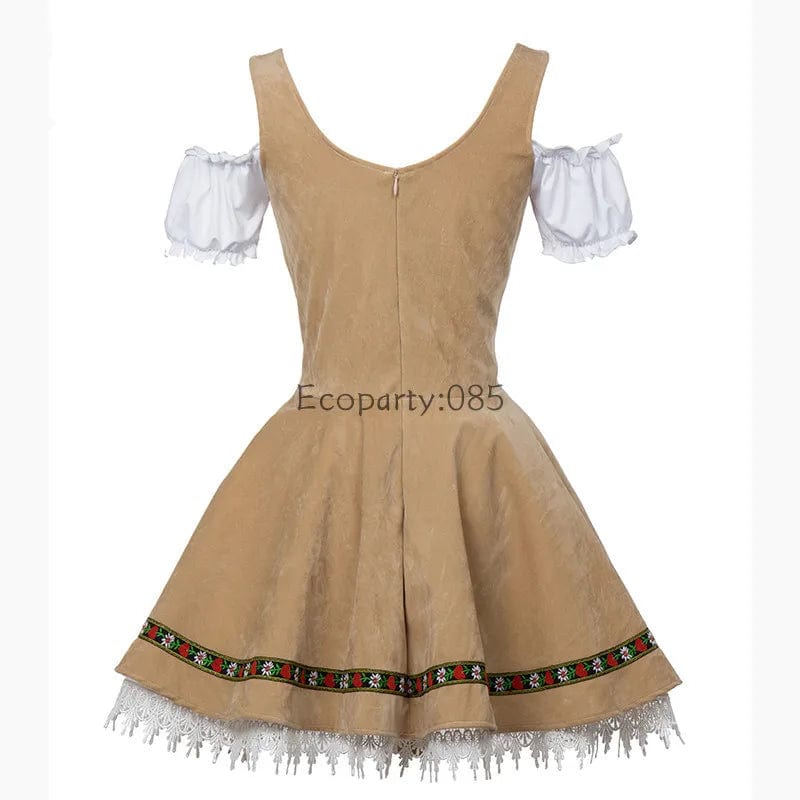 Salopette Dirndl Femme Traditionnelle - Élégance Bavaroise et Style Authentique - Salopette Mania