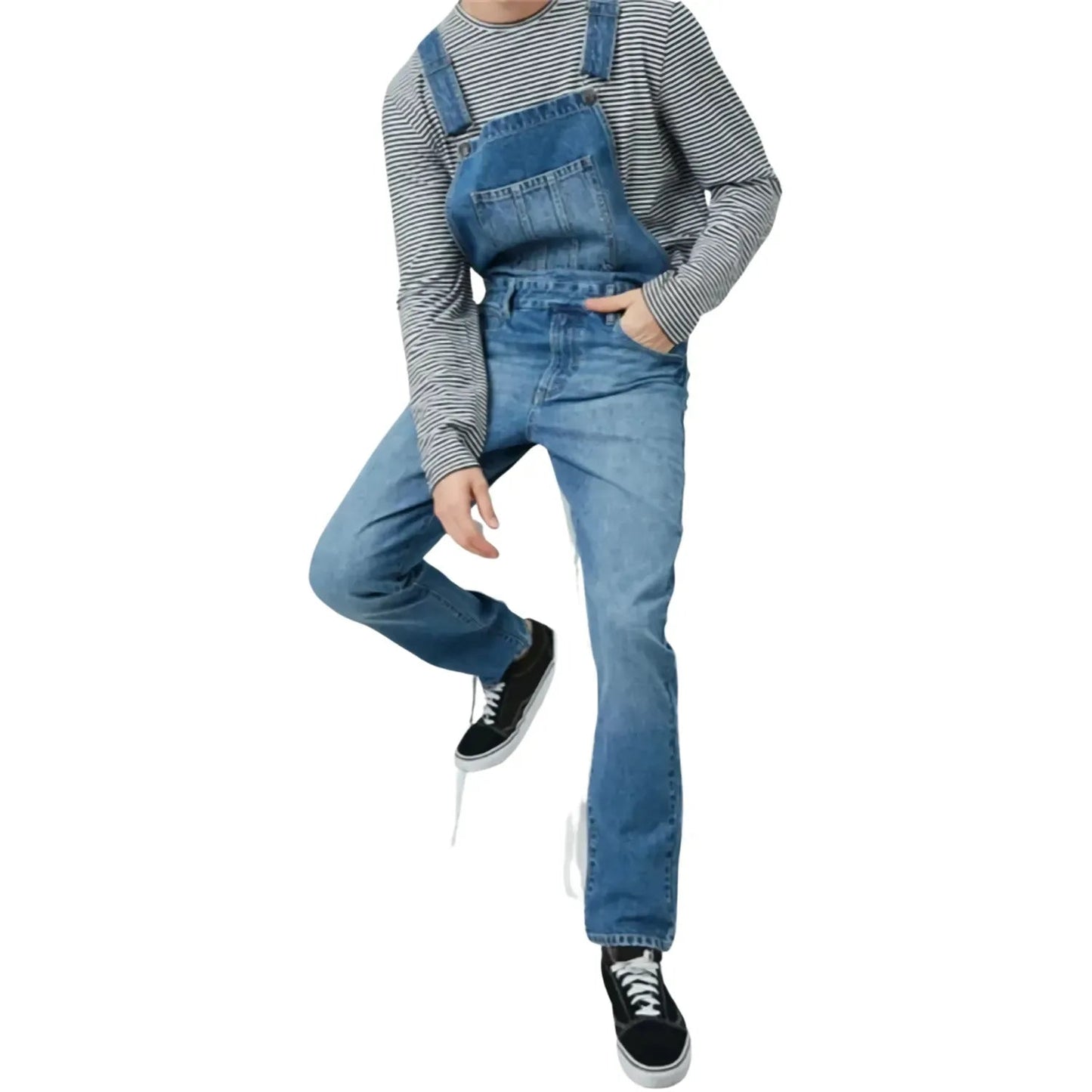 Salopette en Jean Classique pour Homme - Style Décontracté et Intemporel - Salopette Mania