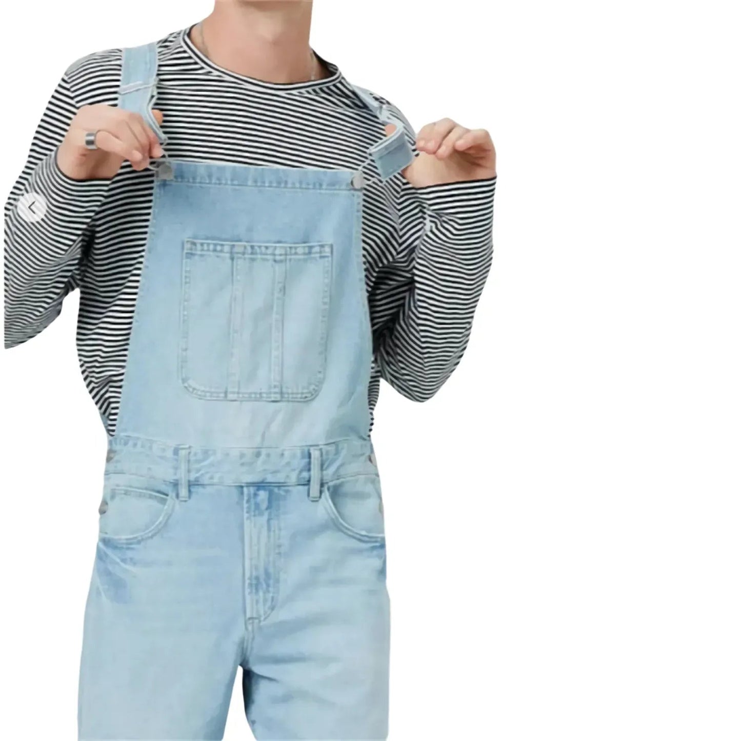 Salopette en Jean Classique pour Homme - Style Décontracté et Intemporel - Salopette Mania