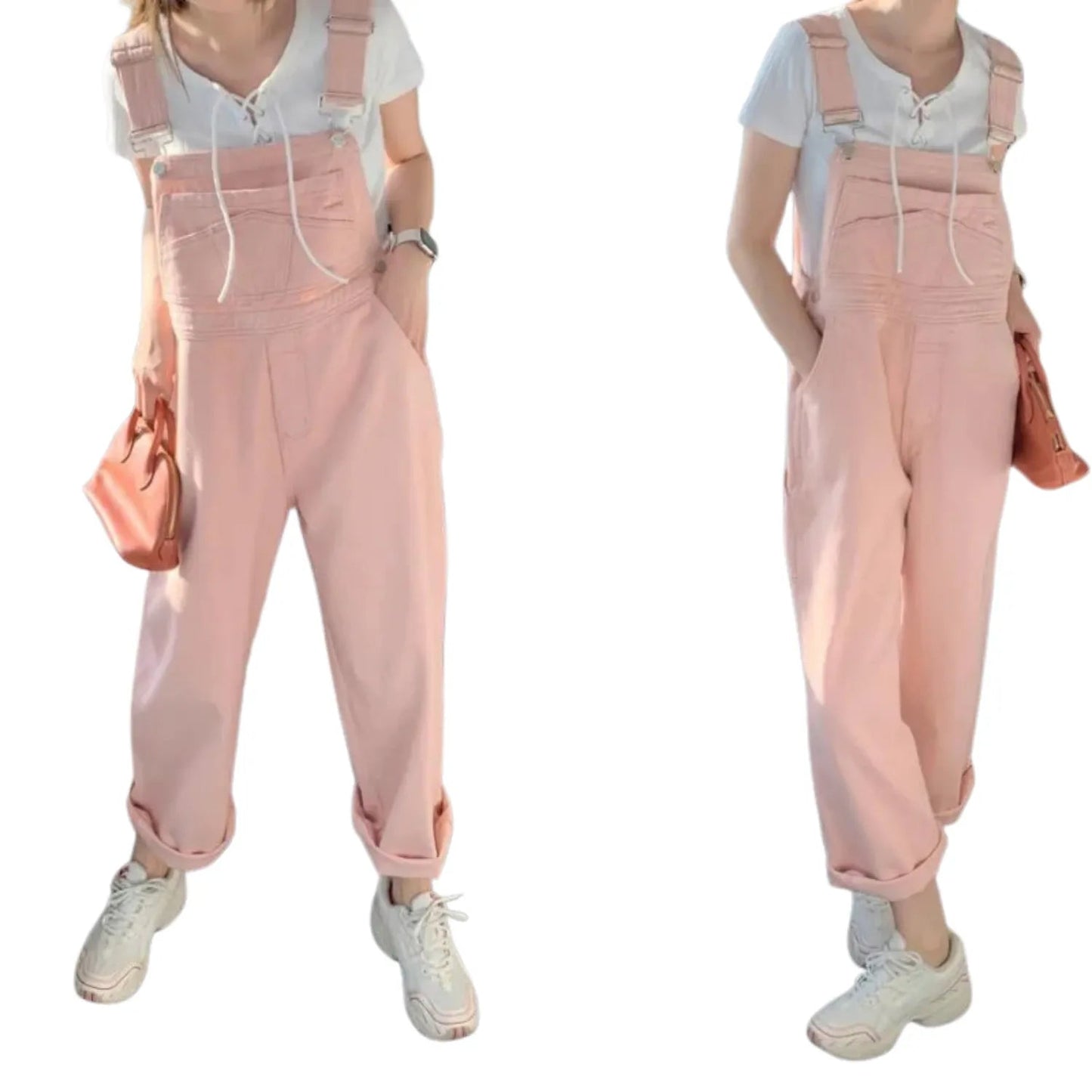 Salopette en Jean Femme Rose – Élégance et Confort au Quotidien - Salopette Mania