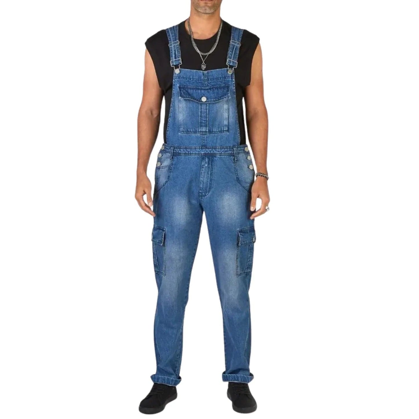 Salopette en Jean pour Homme – Confort et Style Casual - Salopette Mania