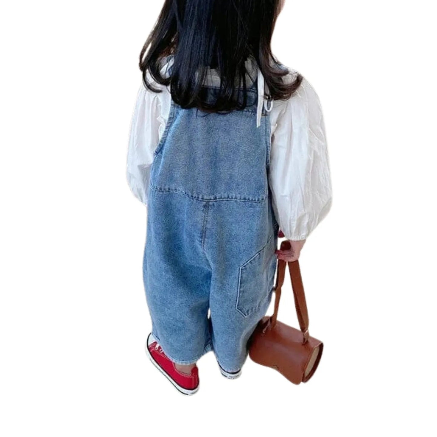 Salopette Enfant en Jean Décontractée - Style Intemporel et Confortable - Salopette Mania