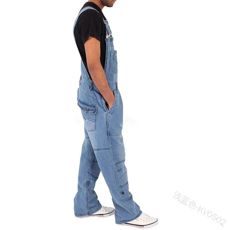 Salopette Jean Baggy Homme - Style Urbain Décontracté | Deux Variantes - Salopette Mania