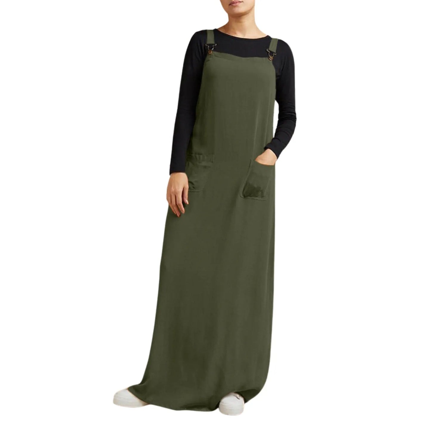 Salopette Robe Longue pour Femme - Élégance Décontractée - Salopette Mania