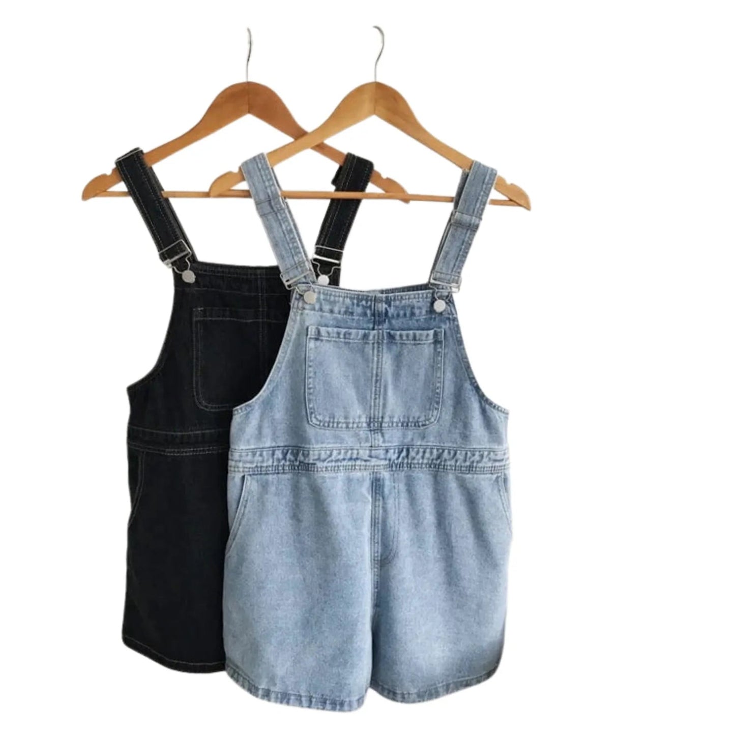 Salopette Short en Jean pour Femme - Style Décontracté et Estival - Salopette Mania