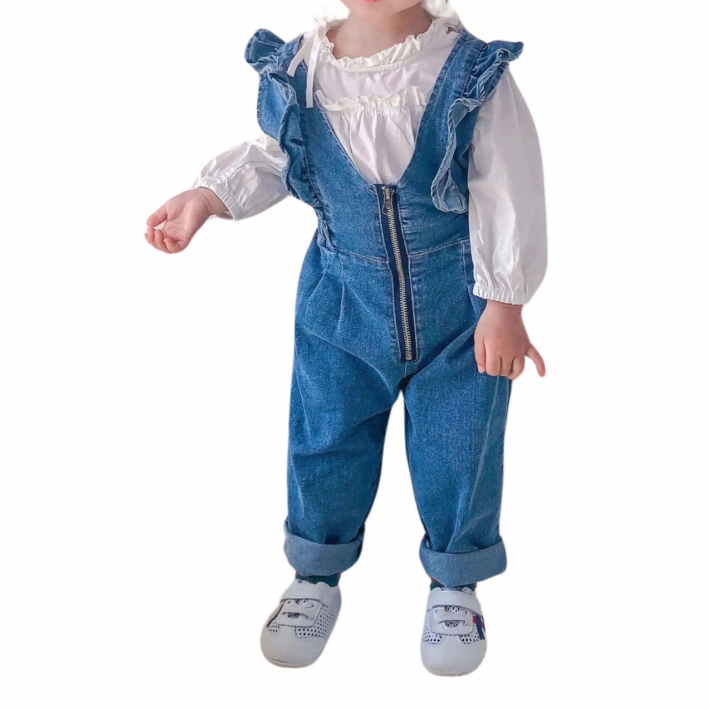 Salopette Zippée en Jean pour Enfant - Confort et Style Ludique - Salopette Mania