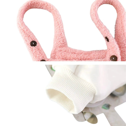 Ensemble Salopette et Pull Enfant - Motif Ours Rose Douillet et Adorable - Salopette Mania
