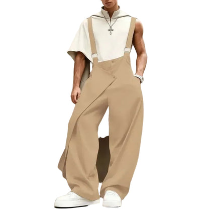 Salopette en Jean Homme Coupe Irrégulière
