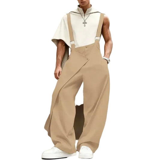 Salopette en Jean Homme Coupe Irrégulière