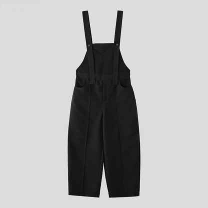 Salopette en Jean Homme Oversize Jambe Large
