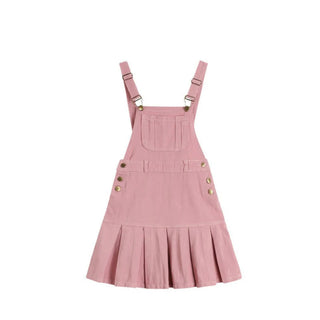 Robe Salopette Courte Légère Rose pour Femme - Élégance et Féminité Décontractée - Salopette Mania