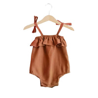 Salopette Bébé à Bretelles en Coton