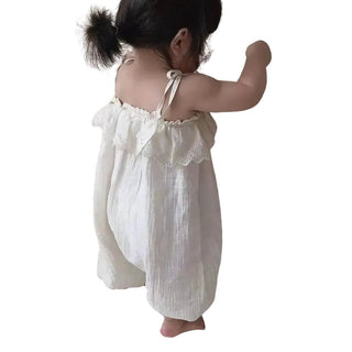 Salopette Bébé en Coton Doux avec Broderie - Élégance et Confort pour les Tout - Petits - Salopette Mania