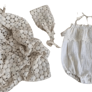 Salopette Bébé en Coton Doux avec Broderie - Élégance et Confort pour les Tout - Petits - Salopette Mania