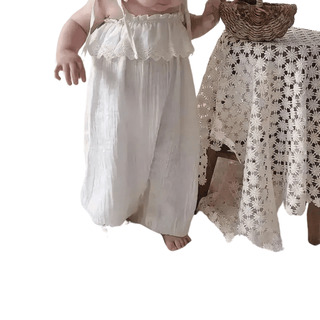 Salopette Bébé en Coton Doux avec Broderie - Élégance et Confort pour les Tout - Petits - Salopette Mania