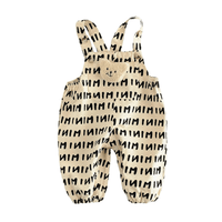 Salopette Bébé en Coton avec Poche Ours