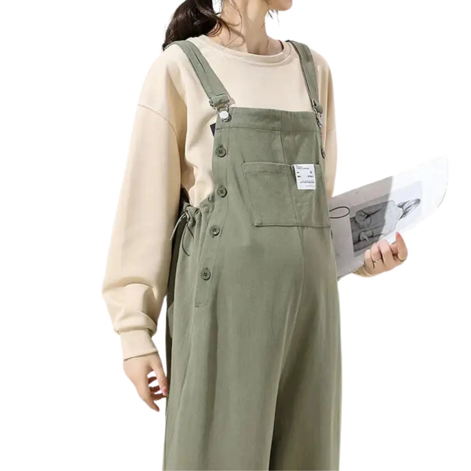 Salopette de Grossesse Casual pour Femme - Style Décontracté - Salopette Mania