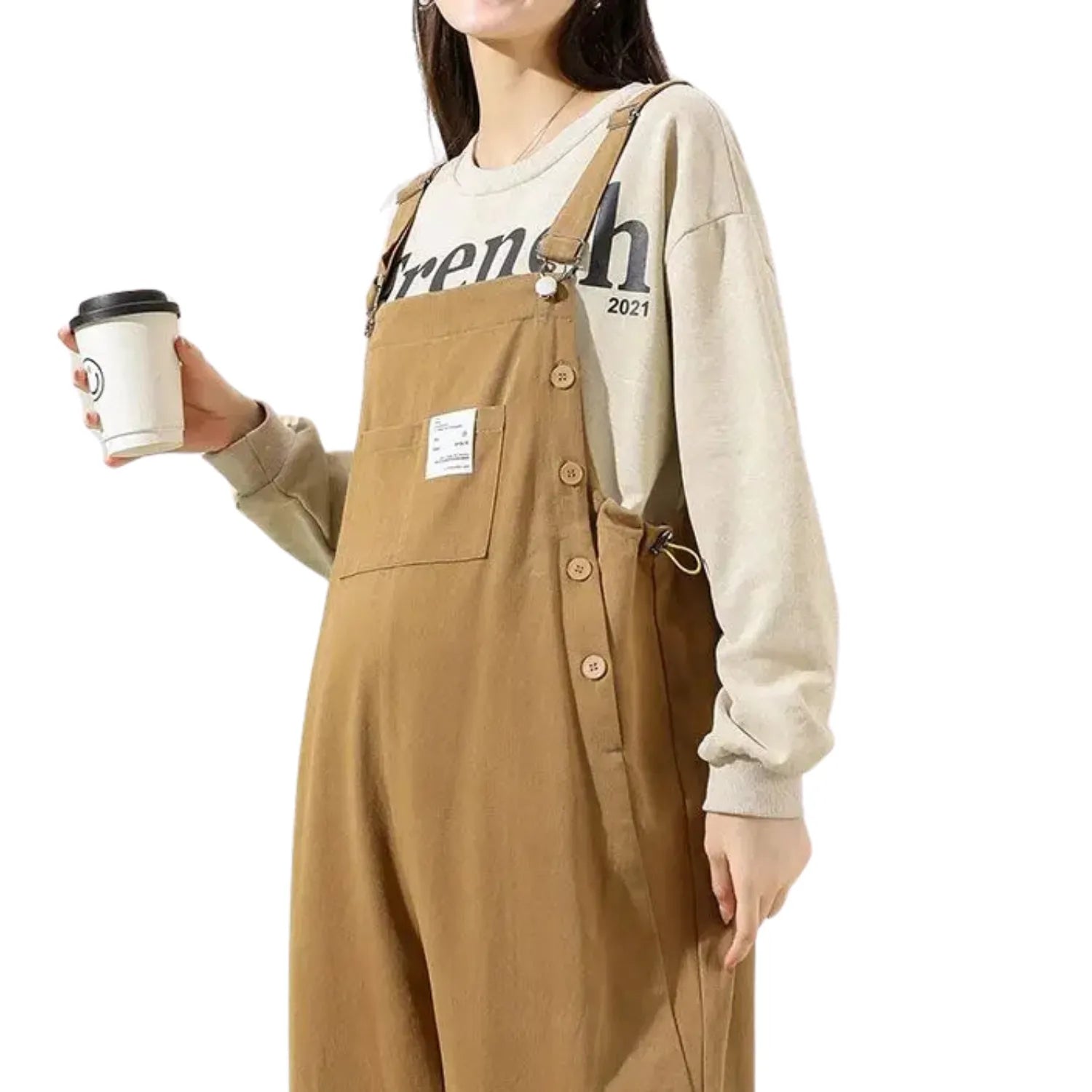 Salopette de Grossesse Casual pour Femme - Style Décontracté - Salopette Mania