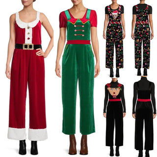 Salopette de Noël pour Femme - Édition Festive en Trois Variantes - Salopette Mania