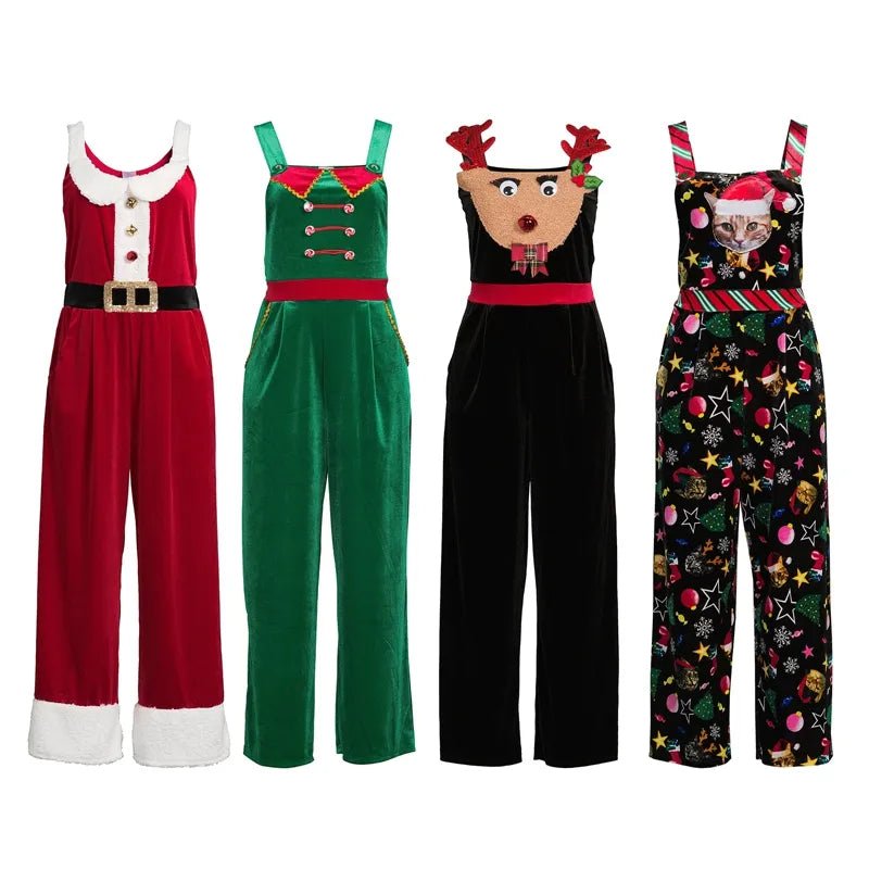 Salopette de Noël pour Femme - Édition Festive en Trois Variantes - Salopette Mania