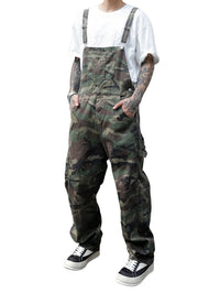 Salopette de Travail Homme Camouflage Multi-Poches