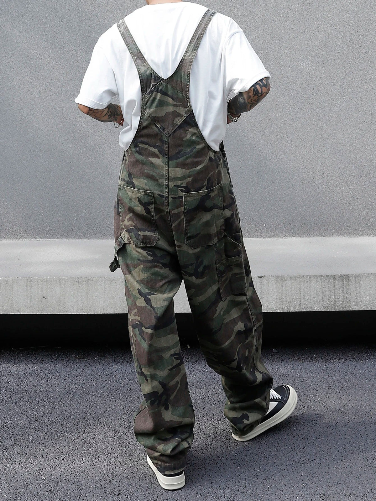 Salopette de Travail Homme Camouflage Multi-Poches