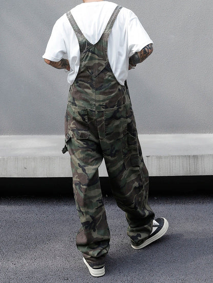 Salopette de Travail Homme Camouflage Multi-Poches