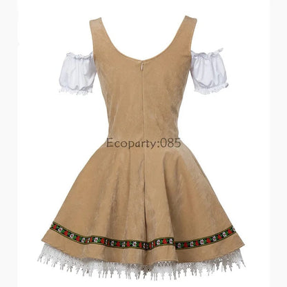 Salopette Dirndl Femme Traditionnelle - Élégance Bavaroise et Style Authentique - Salopette Mania