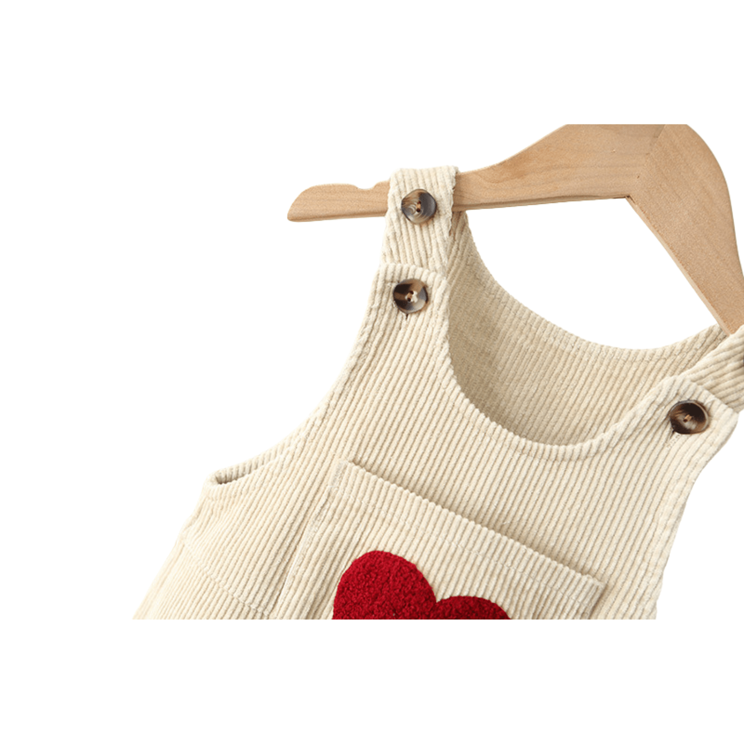 Salopette en Coton pour Enfant avec Motif Cœur – Confort et Tendresse - Salopette Mania