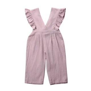 Salopette en Coton Rose pour Petite Fille – Élégance et Confort - Salopette Mania