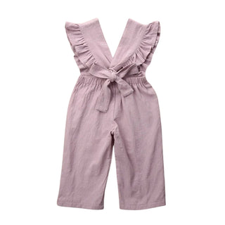 Salopette en Coton Rose pour Petite Fille – Élégance et Confort - Salopette Mania