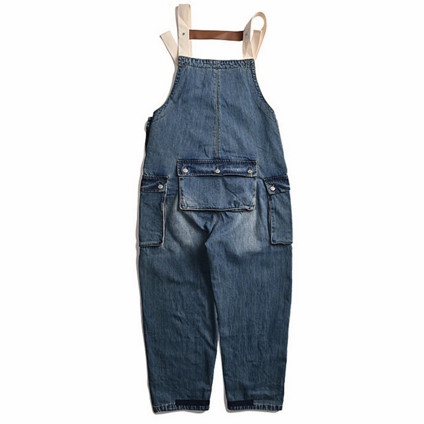 Salopette en Jean Cargo pour Homme - Style Décontracté et Fonctionnel - Salopette Mania