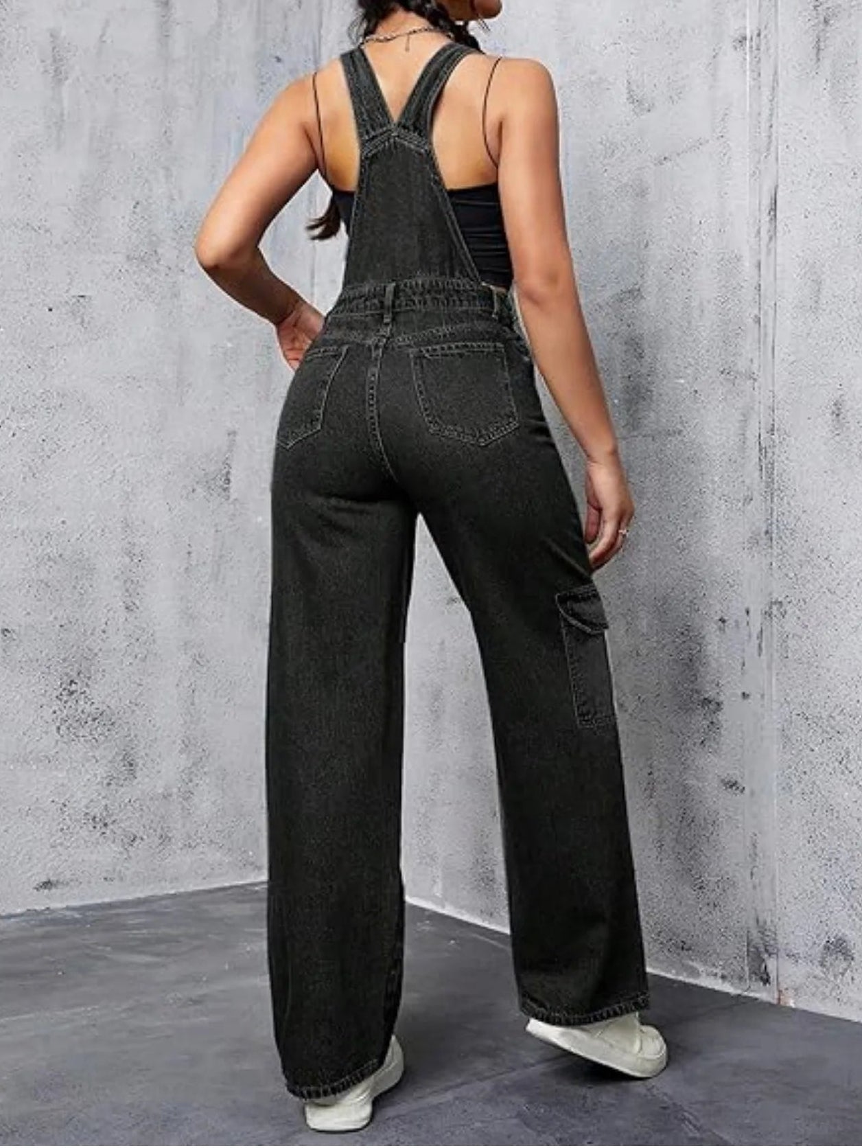 Salopette en Jean Femme Baggy Jambe Large