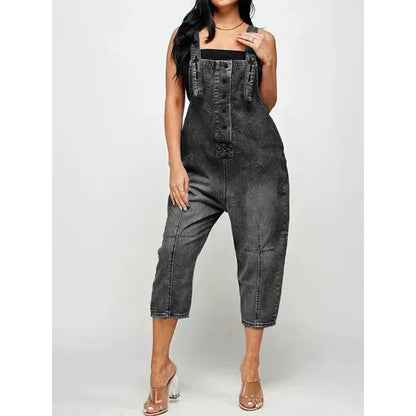 Salopette en Jean Femme Bureau Automne