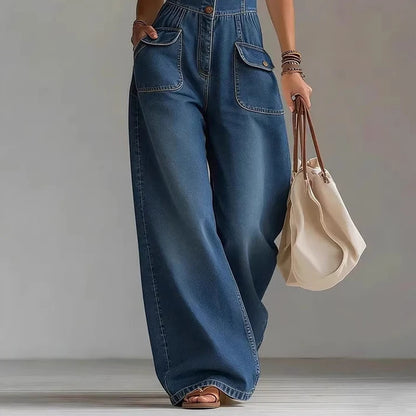 Salopette en Jean Femme Élégante Soirée
