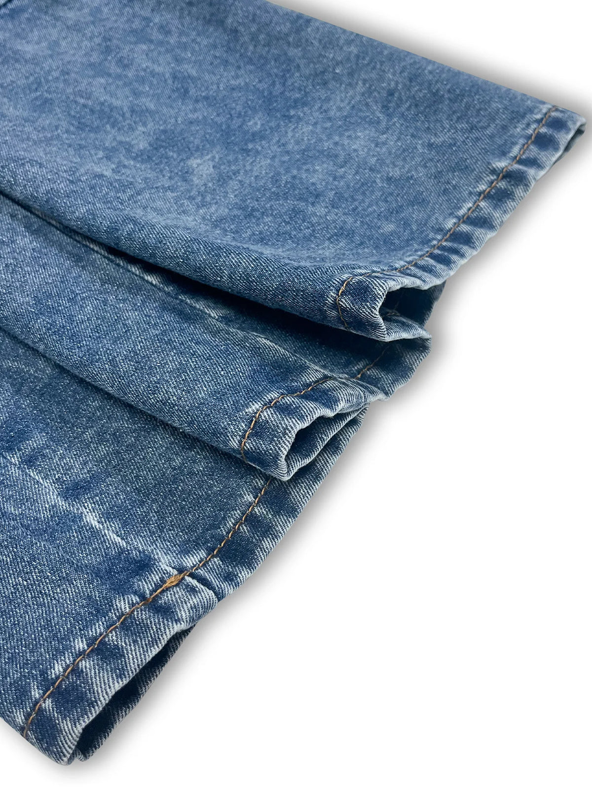 Salopette en Jean Femme Rétro Jambe Large Légère
