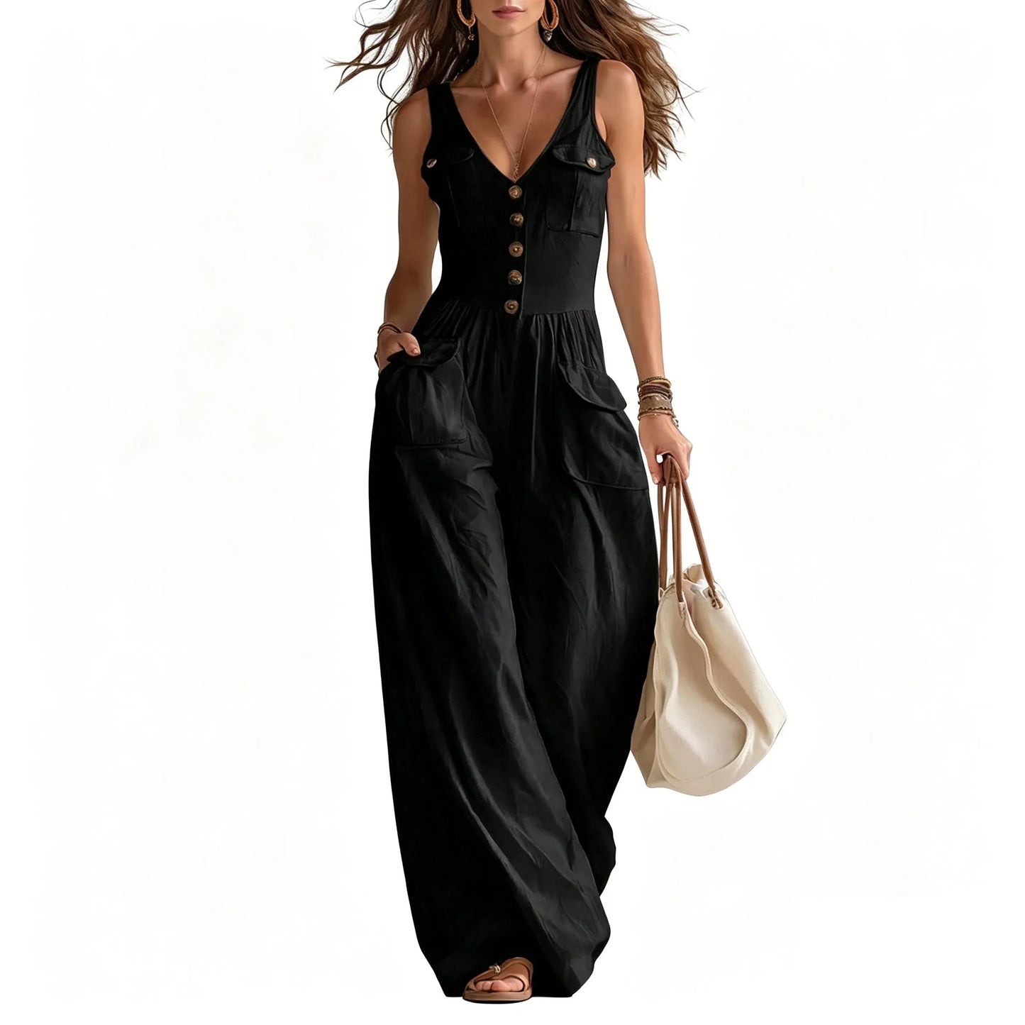 Salopette en Jean Femme Stretch Respirante