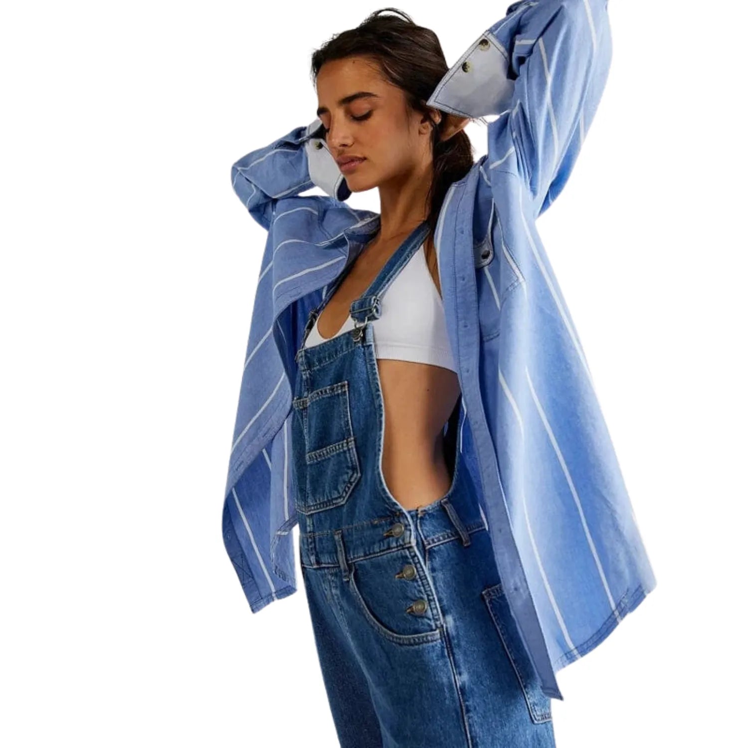 Salopette en Jean Femme - Style Décontracté et Intemporel - Salopette Mania