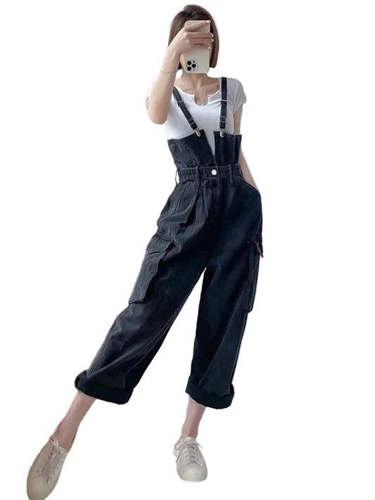 Salopette en Jean Femme Style Y2K
