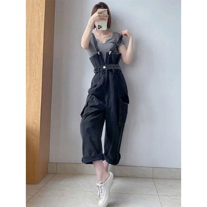 Salopette en Jean Femme Style Y2K