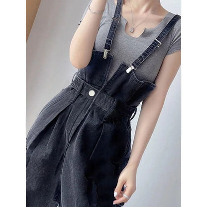 Salopette en Jean Femme Style Y2K