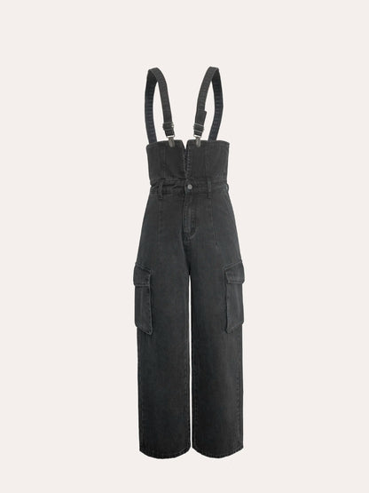 Salopette en Jean Femme Style Y2K