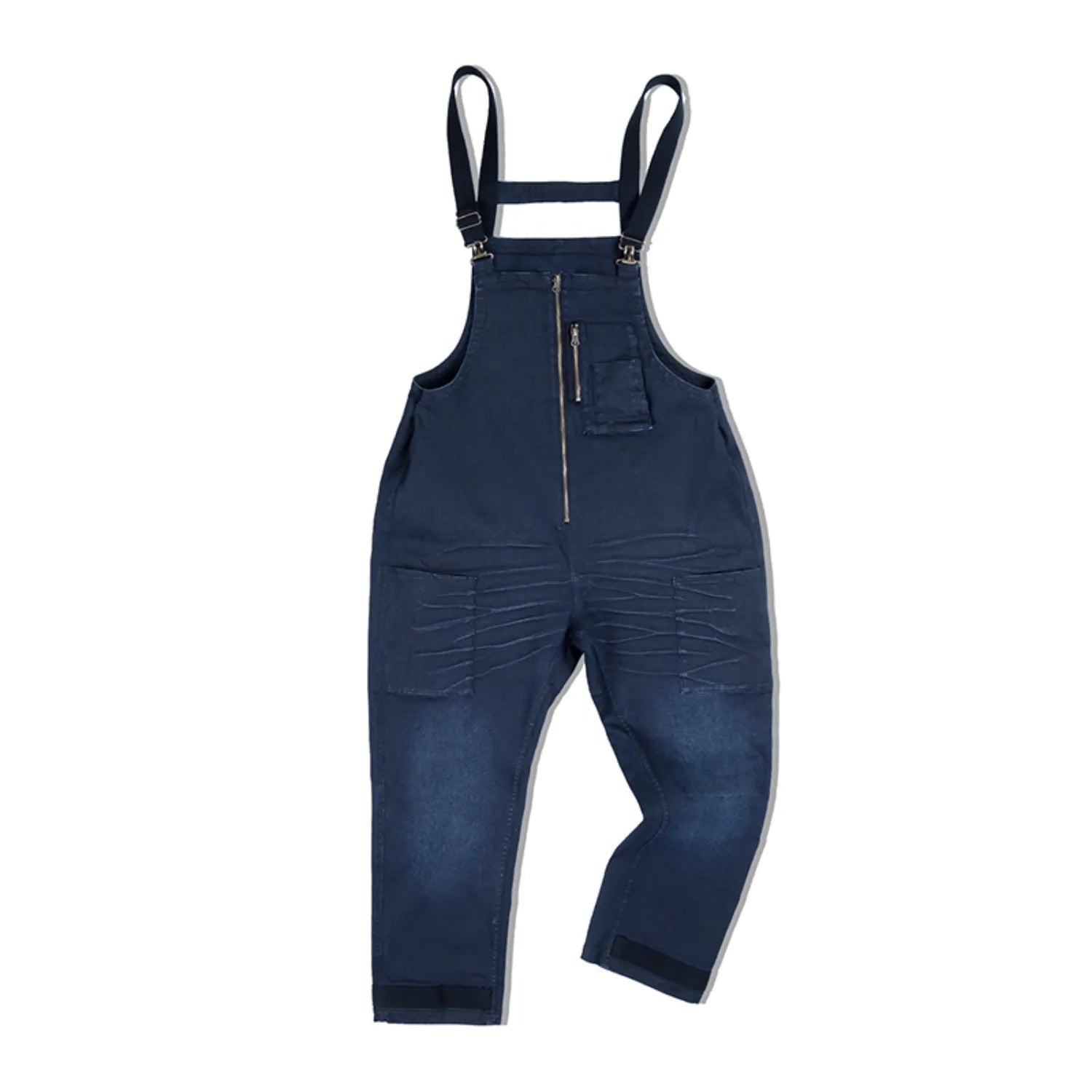 Salopette en Jean Homme avec Fermeture Éclair – Style Urbain et Confort Assuré - Salopette Mania