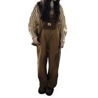 Salopette Marron en Jean pour Femme