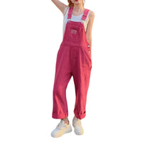 Salopette en Jean Rose pour Femme