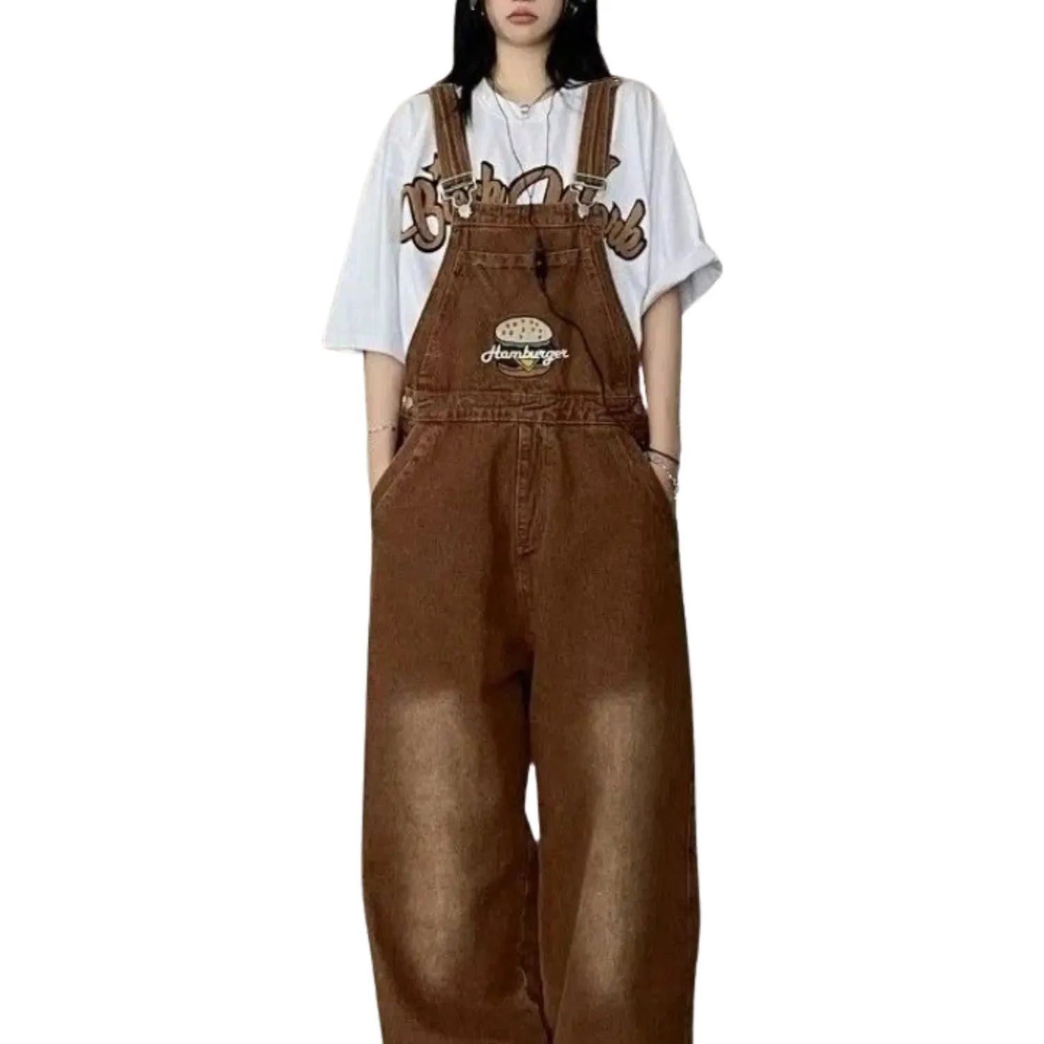 Salopette en Jean Vintage Femme - Style Urbain et Confort Décontracté - Salopette Mania